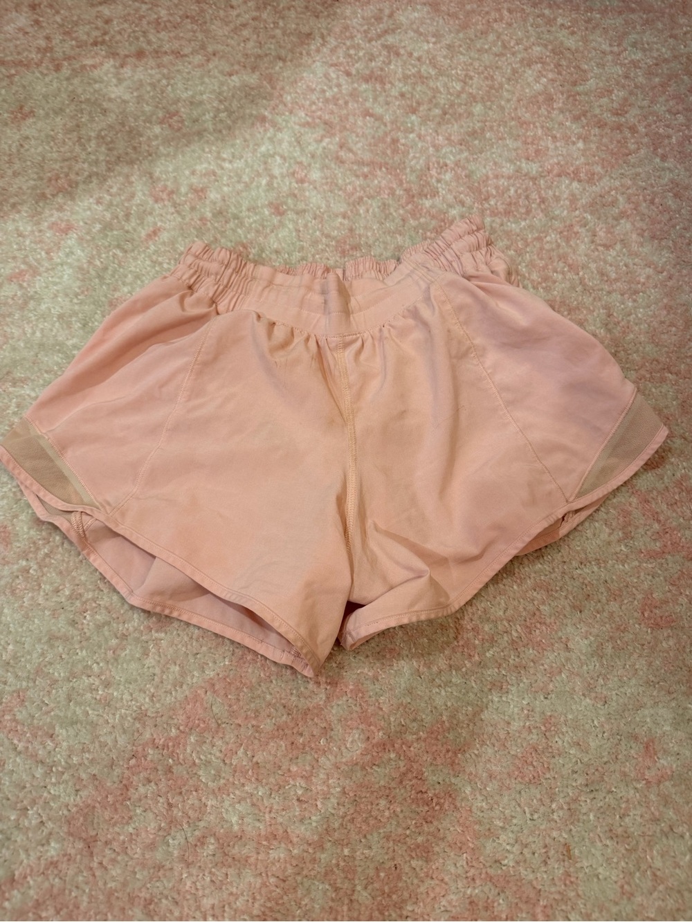 Women's Pink Drawstring lululemon shorts